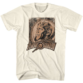Flash Gordon-Shocking-Natural Adult S/S T-Shirt - Natural