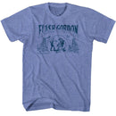 Flash Gordon-Flash-Light Blue Heather Adult S/S T-Shirt - Light Blue Heather