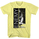 Flash Gordon-Enemy-Yellow Heather Adult S/S T-Shirt - Yellow Heather