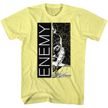 Flash Gordon-Enemy-Yellow Heather Adult S/S T-Shirt - Yellow Heather