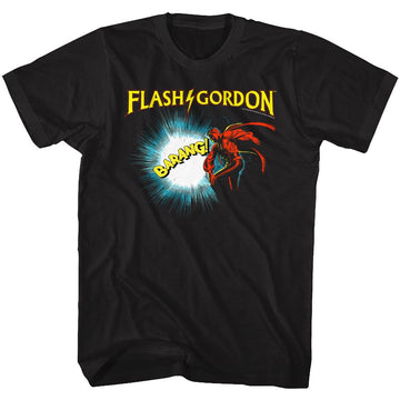 Flash Gordon-Doin It-Black Adult S/S T-Shirt - Black