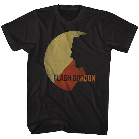 Flash Gordon-Moon Of Firgia-Black Adult S/S T-Shirt - Black