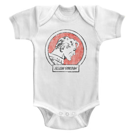 Flash Gordon-Flash-White Infant S/S Bodysuit-18M - White