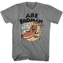 Ferris Beullers Day Off-Abe Froman-Graphite Heather Adult S/S T-Shirt - Graphite Heather