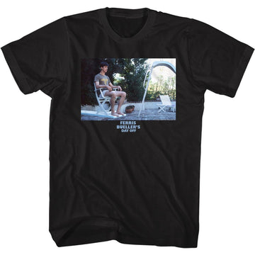 Ferris Beullers Day Off-Diving Board-Black Adult S/S T-Shirt - Black
