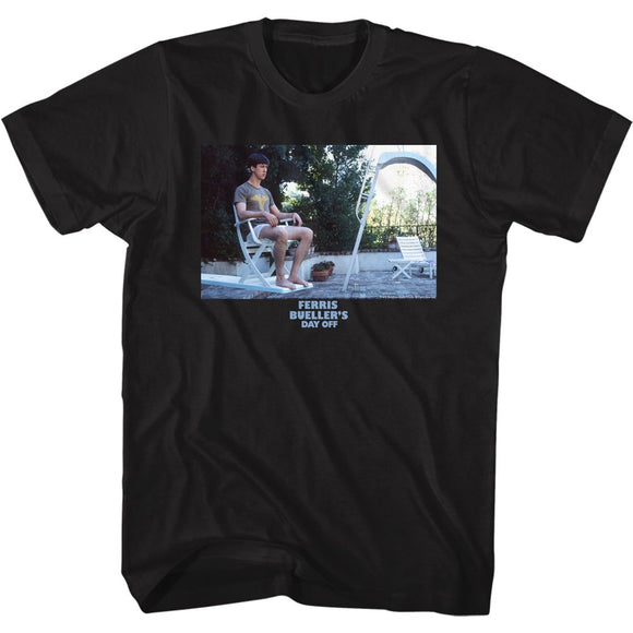 Ferris Beullers Day Off-Diving Board-Black Adult S/S T-Shirt - Black