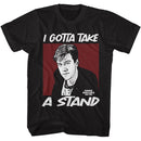 Ferris Beullers Day Off-Fbdo Gotta Take A Stand-Black Adult S/S T-Shirt - Black