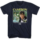 Ferris Beullers Day Off-Fbdo Cameron Frye-Navy Adult S/S T-Shirt - Navy