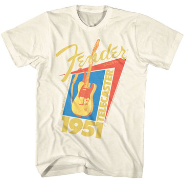 Fender-Fender Telecaster 51-Natural Adult S/S T-Shirt - Natural