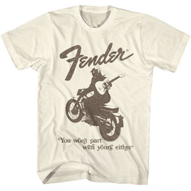 Fender-Fender You Wont Part-Natural Adult S/S T-Shirt - Natural