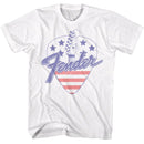 Fender-Fender America Guitar Pick-White Adult S/S T-Shirt - White