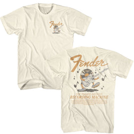 Fender-Fender Recording Machine F B-Natural Adult S/S T-Shirt ***F&B***-S - Natural