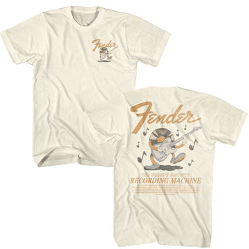 Fender-Fender Recording Machine F B-Natural Adult S/S T-Shirt ***F&B***-S - Natural