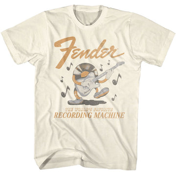 Fender-Fender Recording Machine-Natural Adult S/S T-Shirt - Natural