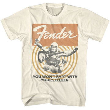 Fender-Fender Sky Diving-Natural Adult S/S T-Shirt - Natural