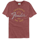 Fender-Fender California 1946-Brick Adult S/S Comfort Color T-Shirt - Brick