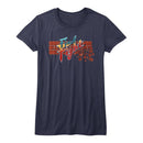 Final Fight-Finalfight-Navy Ladies S/S T-Shirt - Navy