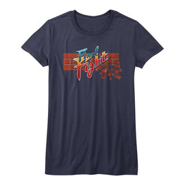 Final Fight-Finalfight-Navy Ladies S/S T-Shirt - Navy