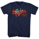 Final Fight-Finalfight-Navy Adult S/S T-Shirt - Navy