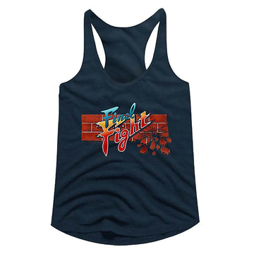 Final Fight-Finalfight-Midnight Navy Ladies Racerback-S - Midnight Navy