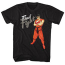 Final Fight-Guy-Black Adult S/S T-Shirt - Black