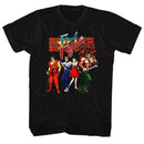Final Fight-Ff Gang-Black Adult S/S T-Shirt - Black