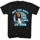 Forrest Gump-Forrest Gump Got No Legs-Black Adult S/S T-Shirt - Black