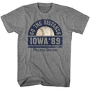 Field Of Dreams-Field Of Dreams Go The Distance-Graphite Heather Adult S/S T-Shirt - Graphite Heather
