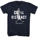 Field Of Dreams-Field Of Dreams Quote And Player-Navy Adult S/S T-Shirt - Navy