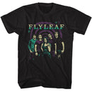Fly Leaf-Fly Leaf Group Photo-Black Adult S/S T-Shirt - Black
