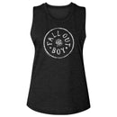 Fall Out Boy-Circle Rose-Black Ladies Na Sleeveless Slub-S - Black