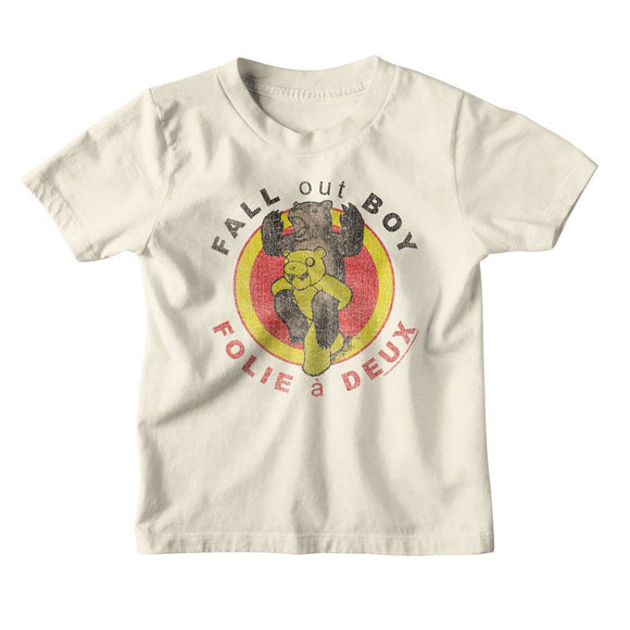 Fall Out Boy-Fall Out Boy Folie A Deux-Natural Youth S/S T-Shirt (7-8) - Natural