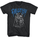 Fall Out Boy-Grim Reapers-Black Heather Adult S/S T-Shirt - Black Heather