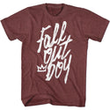 Fall Out Boy Logo Handwritten Adult T-Shirts