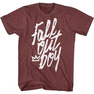 Fall Out Boy Logo Handwritten Adult T-Shirts