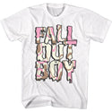 Fall Out Boy Fall Out Boy Neapolitan Logo Adult T-Shirts