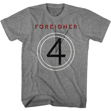 Foreigner-Four-Graphite Heather Adult S/S T-Shirt - Graphite Heather
