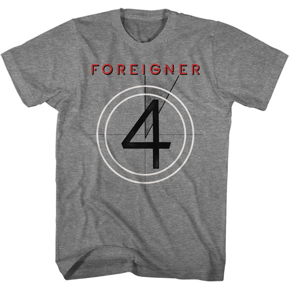 Foreigner-Four-Graphite Heather Adult S/S T-Shirt - Graphite Heather