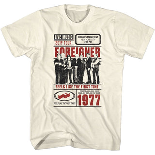 Foreigner Foreigner Live Adult T-Shirts