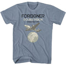 Foreigner-Foreigner Double Vision-Indigo Heather Adult S/S T-Shirt - Indigo Heather