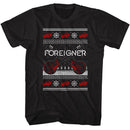 Foreigner-Foreigner Christmas Xmas Sweater-Black Adult S/S T-Shirt S - Black