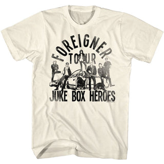 Foreigner Foreigner Juke Box Heroes Adult T-Shirts