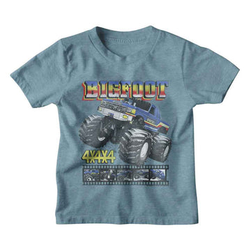 Bigfoot-Bigfoot Film Reel-Vintage Indigo Youth S/S T-Shirt-Xs (5-6) - Vintage Indigo