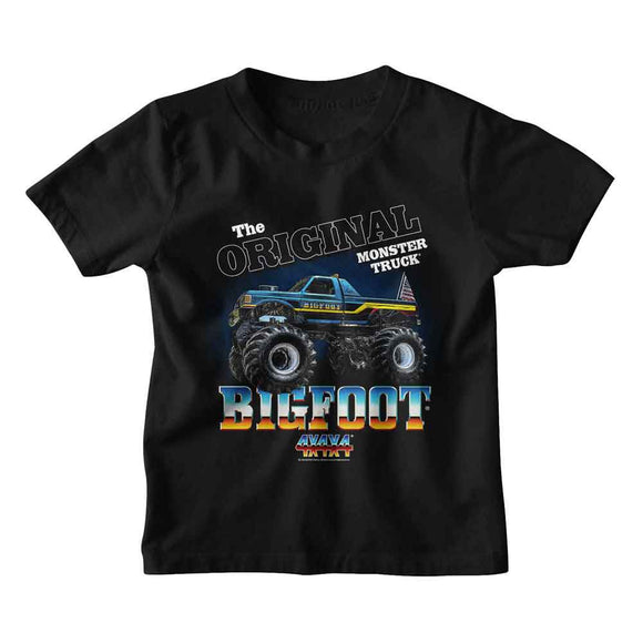 Bigfoot-Bigfoot The Original-Black Youth S/S T-Shirt-Xs (5-6) - Black