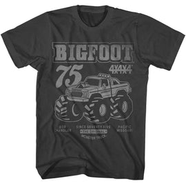 Bigfoot-Bigfoot Since Seventy Five-Smoke Adult S/S T-Shirt - Smoke