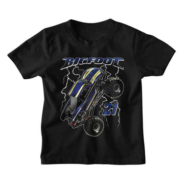 Bigfoot-Bigfoot Bf21-Black Youth S/S T-Shirt-Xs (5-6) - Black