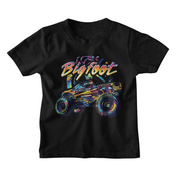 Bigfoot-Bigfoot Multicolor-Black Toddler S/S T-Shirt-4T - Black