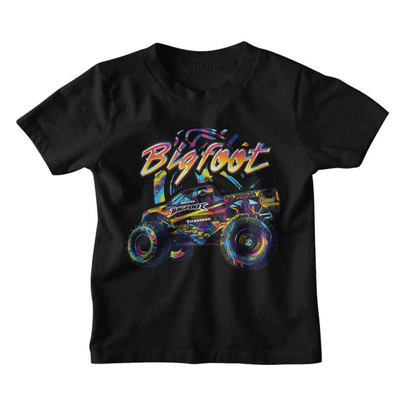 Bigfoot-Bigfoot Multicolor-Black Toddler S/S T-Shirt-2T - Black