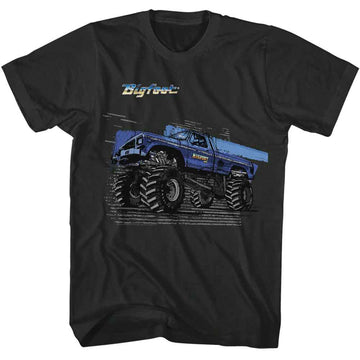 Bigfoot-Bigfoot Truck Zoom-Smoke Adult S/S T-Shirt - Smoke