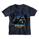 Bigfoot-Bigfoot Truck And Trees-Navy Toddler S/S T-Shirt-4T - Navy